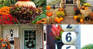 25 Splendid DIY Outdoor Fall  Decorations