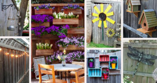 31 Unique Garden Fence Decoration Ideas to Brighten Your Yard