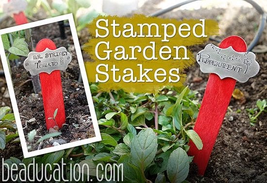 DIY Garden Stake Ideas 10